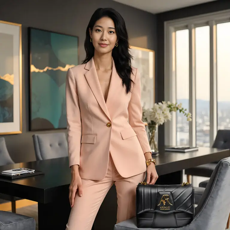 Ardalci CEO in peach suit